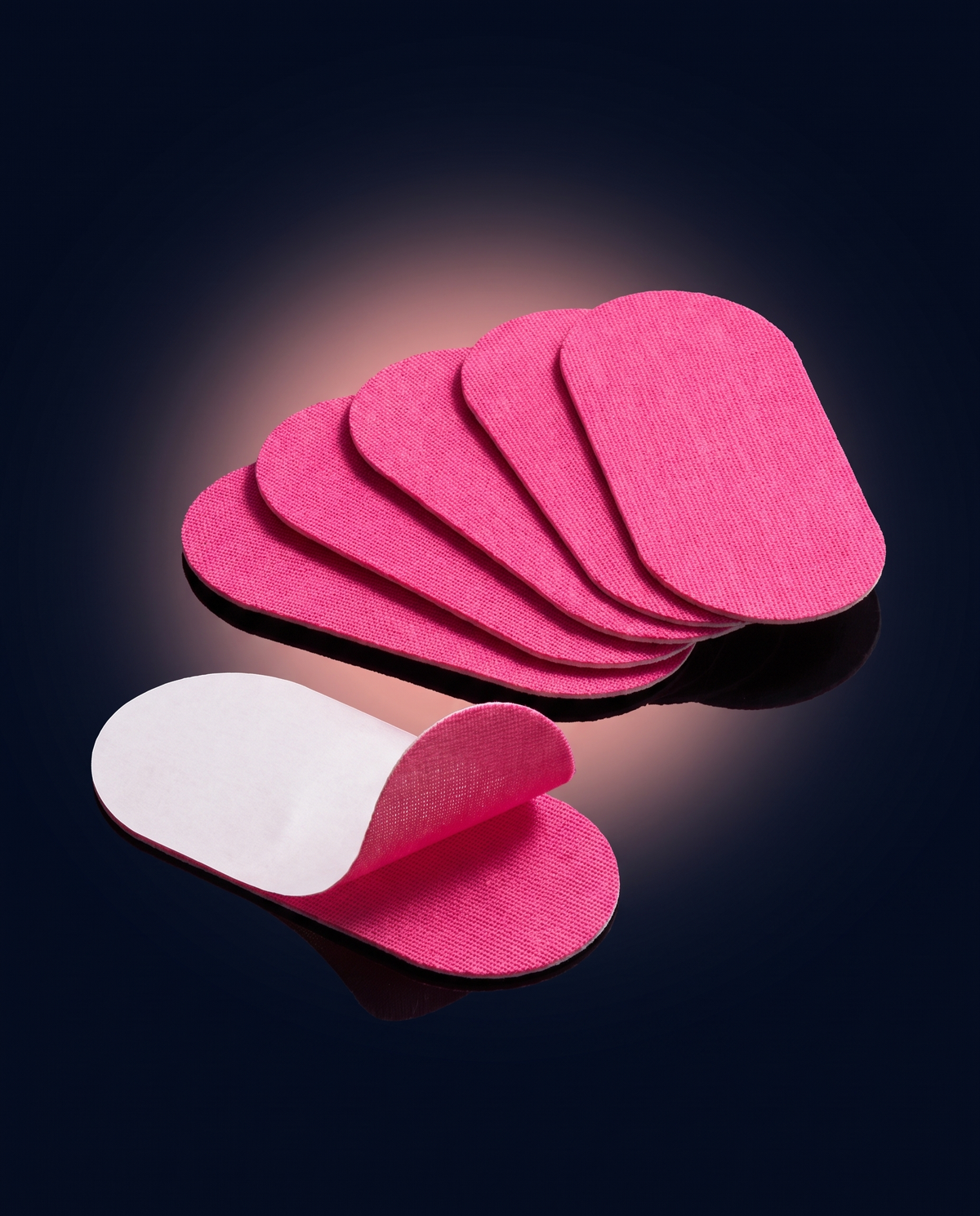 Nightdoze Sleep Strips in Pink – hypoallergenic oval mouth strips fanned out